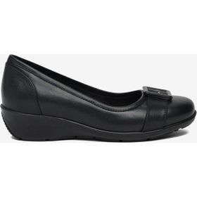 Greyder 6Y2FA35740 Kadın Siyah Hakiki Deri Comfort Ayakkabı