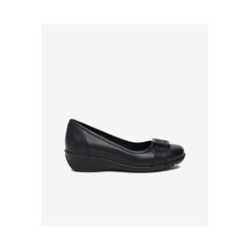 Greyder 6Y2FA35740 Kadın Siyah Hakiki Deri Comfort Ayakkabı