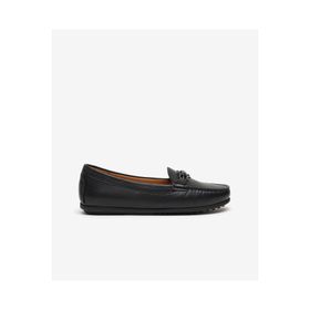 Greyder 6Y2WA57725 Kadın Siyah Hakiki Deri Loafer Ayakkabı