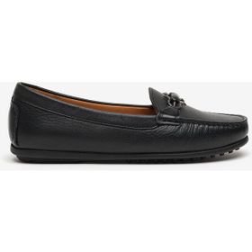Greyder 6Y2WA57725 Kadın Siyah Hakiki Deri Loafer Ayakkabı