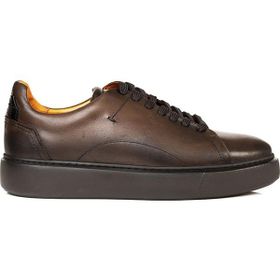 Greyder 75162 Kahve Hakiki Deri Sneaker Erkek Ayakkabı