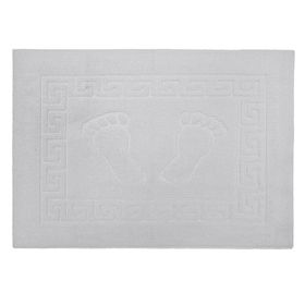 Gri 45x65 cm Ayak İzli Paspas