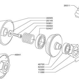 Grillo 3500-11500-12000 Eski Model Debriyaj Koniği