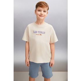 Grimelange Inıgo Bej Erkek T-shirt