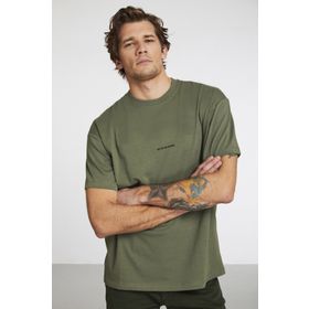 Grimelange River Oversize Haki Erkek T-Shirt