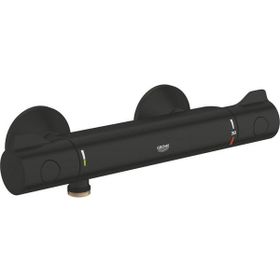 Grohe 1022022430 Grohtherm 800 Termostatik Mat Siyah Duş Bataryası