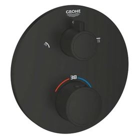Grohe 1022082430 Grohtherm 2 Çıkışlı Divertörlü Termostatik Banyo Duş Bataryası