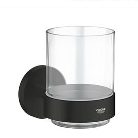 Grohe 1022562430 Essentials Mat Siyah Diş Fırçalık