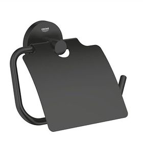 Grohe 1024652430 Essentials Mat Siyah Tuvalet Kağıtlığı