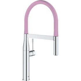 Grohe 124976 Pembe Essence New Tek Kumandalı Eviye Bataryası