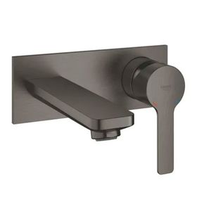 Grohe 19409AL1 Lineare M-boyut Gri İki Delikli Ankastre Lavabo Bataryası