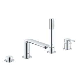 Grohe 19577001 Lineare Dört Delikli Küvet Bataryası
