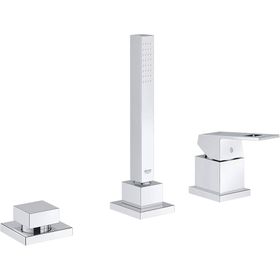 Grohe 19966000 Eurocube 3 Delikli Küvet Bataryası