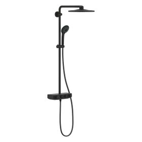 Grohe 22120KF0 Euphoria Smartcontrol System 310 Duo Duvara Monte Phantom Black Termostatik Bataryalı Duş Sistemi