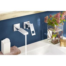 Grohe 23447000 Eurocube Duvardan Ankastre Lavabo Bataryası