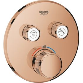 Grohe 24076000 Grohtherm 2 Yollu Krom Termostatik Banyo Duş Bataryası