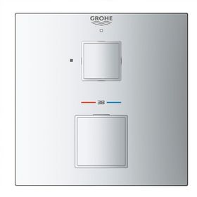 Grohe 24155000 Grohtherm Cube Termostatik Ankastre Banyo Bataryası
