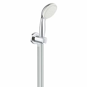 Grohe 26406001 El Duş Askılı Su Çıkış Dirseği + El Duşu + Spiral Hort Duş Seti