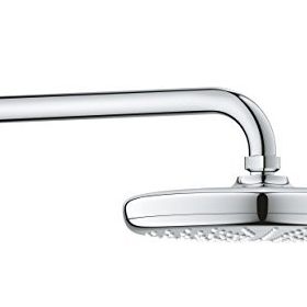 Grohe 26412000 Tepe Duşu New Tempesta Krom Tepe Duşu + Dirseği 21 cm Duş Seti