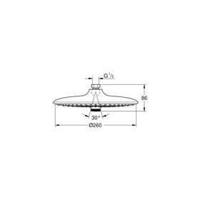 Grohe 26457000 26 Cm Krom Tepe Duşu