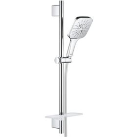 Grohe 26584000 Rainshower Smartactive 130 Cube 3 Fonksiyonlu Sürgülü Duş Seti