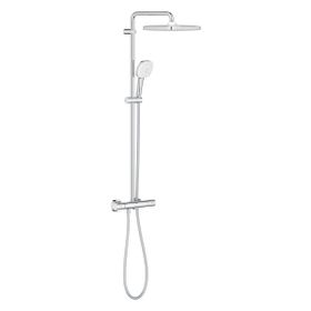 Grohe 26689001 Tempesta System 250 Cube Duvara Monte Termostatik Bataryalı Duş Sistemi