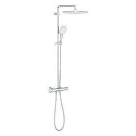 Grohe 26689001 Tempesta System 250 Cube Duvara Monte Termostatik Bataryalı Duş Sistemi