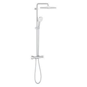 Grohe 26689001 Tempesta System 250 Cube Duvara Monte Termostatik Bataryalı Duş Sistemi