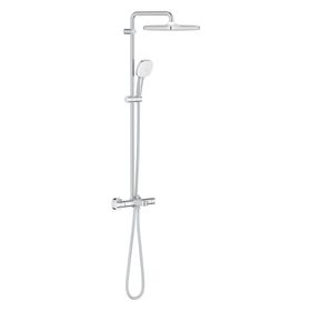 Grohe 26975001 Tempesta System 250 Cube Duvara Monte Termostatik Bataryalı Duş Sistemi