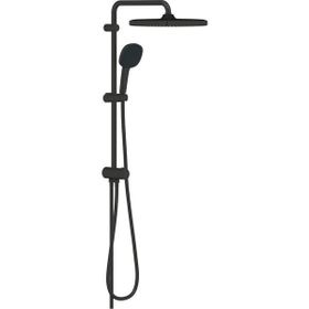 Grohe 269772431 Tempesta System 250 Cube Duvar Bağlantılı Divertörlü Mat Siyah Duş Sistemi
