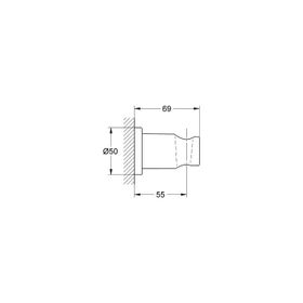 Grohe 27074BE0 Rainshower El Duşu Askısı