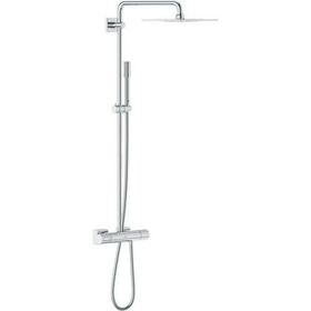 Grohe 27469000 Rainshower F-Series System 254 Duvara Monte Termostatik Bataryalı Duş Sistemi