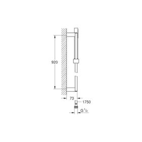 Grohe 27700000 Euphoria Cube Stick Sürgülü Duş Seti