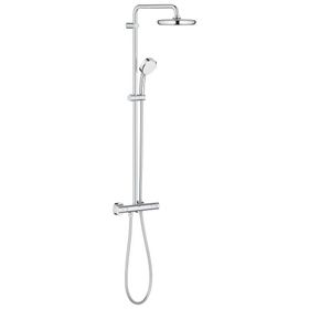Grohe 2792201 Tempesta Cosmo Sistem 210 Duvara Monte Termostatik Bataryalı Duş Sistemi