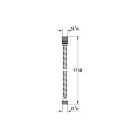 Grohe 28025000 Rotaflex Duş Hortumu