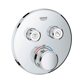 Grohe 29119AL0 Brushed Hard Graphite SmartControl 2 Valfki Akış Kontrollü Termostatik Ankastre Duş Bataryası