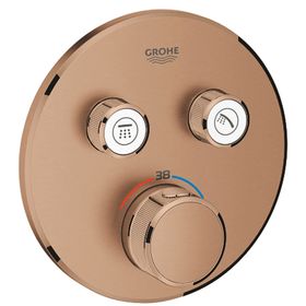 Grohe 29119DL0 Grohtherm Smartcontrol Çift Valfli Akış Kontrollü, Ankastre Termostatik Duş Bataryası