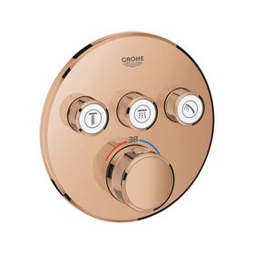Grohe 29121DA0 Grohtherm Smart Control Üç Valfli Warm Sunset Ankastre Termostatik Duş Bataryası