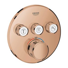 Grohe 29121DA0 Grohtherm Smart Control Üç Valfli Warm Sunset Ankastre Termostatik Duş Bataryası