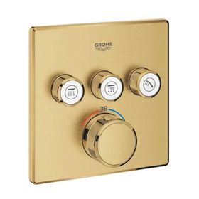 Grohe 29126GN0 Grohtherm Smartcontrol Üç Valfli Akış Kontrollü Ankastre Termostatik Duş Bataryası
