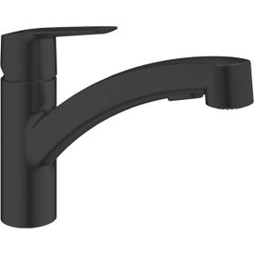 Grohe 303072431 Mat Siyah Start Spiralli Eviye Bataryası