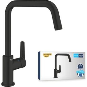 Grohe 304702430 Mat Siyah Start QuickFix Eviye Bataryası