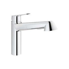 Grohe 32257002 2 Fonksiyonlu Eurodisc Krom Spiralli Eviye Bataryası