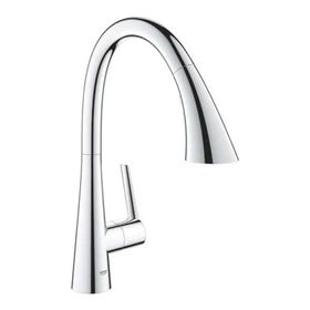 Grohe 32294002 Zedra Spiralli 2 Fonksiyonlu Krom Eviye Bataryası