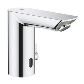 Grohe 36451000 Pilli Bau Cosmo E Fotoselli Çift Su Girişli Lavabo Musluğu