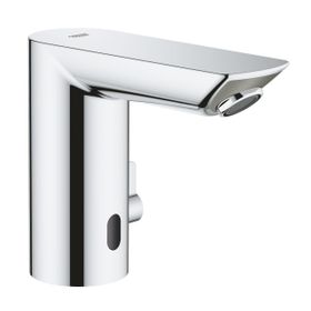 Grohe 36451000 Pilli Bau Cosmo E Fotoselli Çift Su Girişli Lavabo Musluğu