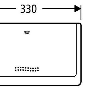 Grohe 37053000 9 L Start Stop Krom Kumanda Paneli