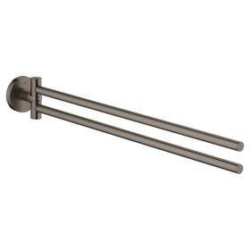Grohe 40371AL1 Essentials Fırçalı Sert Grafit İkili Havluluk