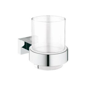 Grohe 40508001 Essentials Banyo Aksesuarı Cube Sabunluk Ve Diş Fırçalık Tutacağı