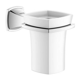 Grohe 40626000 Grandera Krom Diş Fırçalık ve Tutacağı